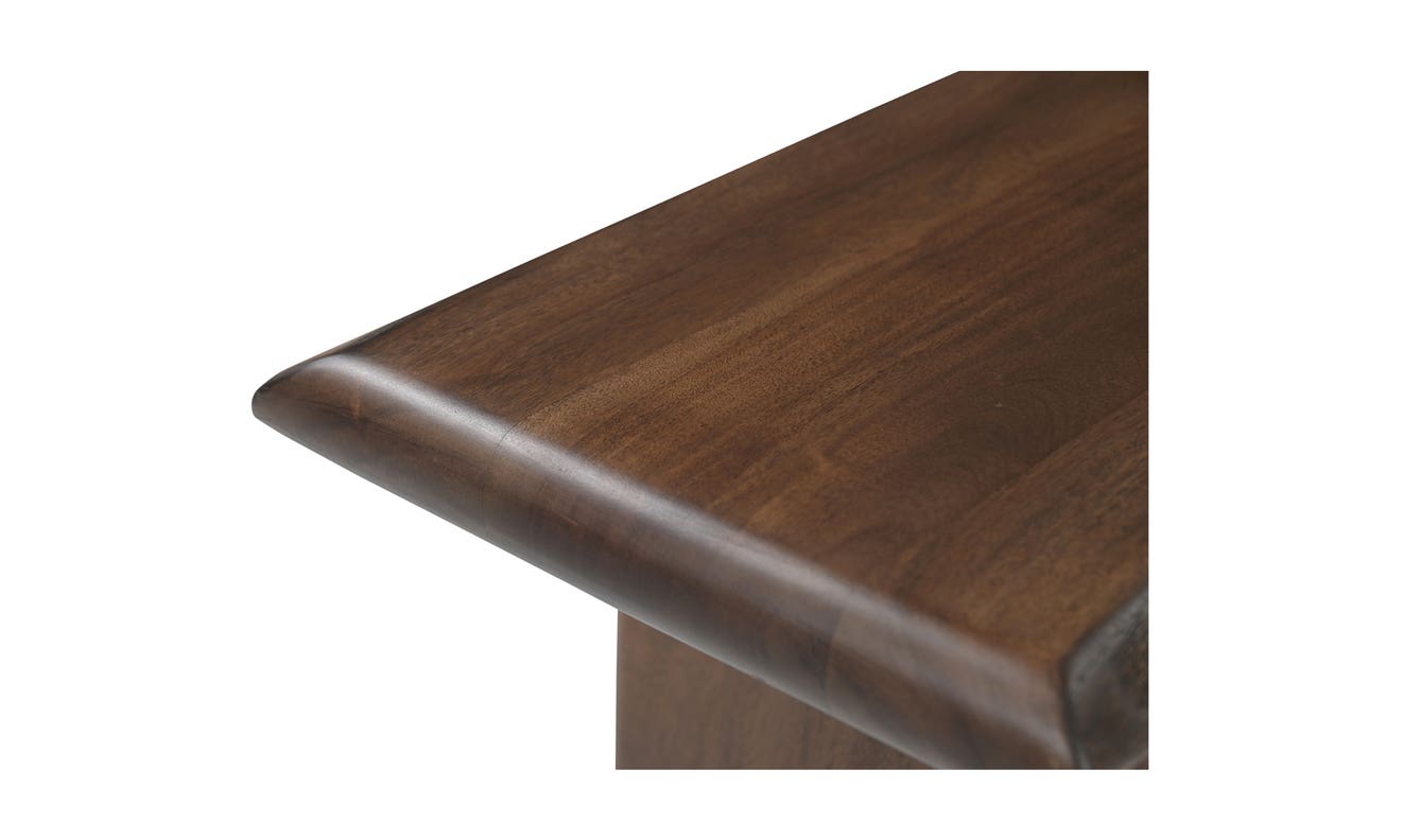 lifestyle view of Lila Dining Bench Large Brown luxury Bench