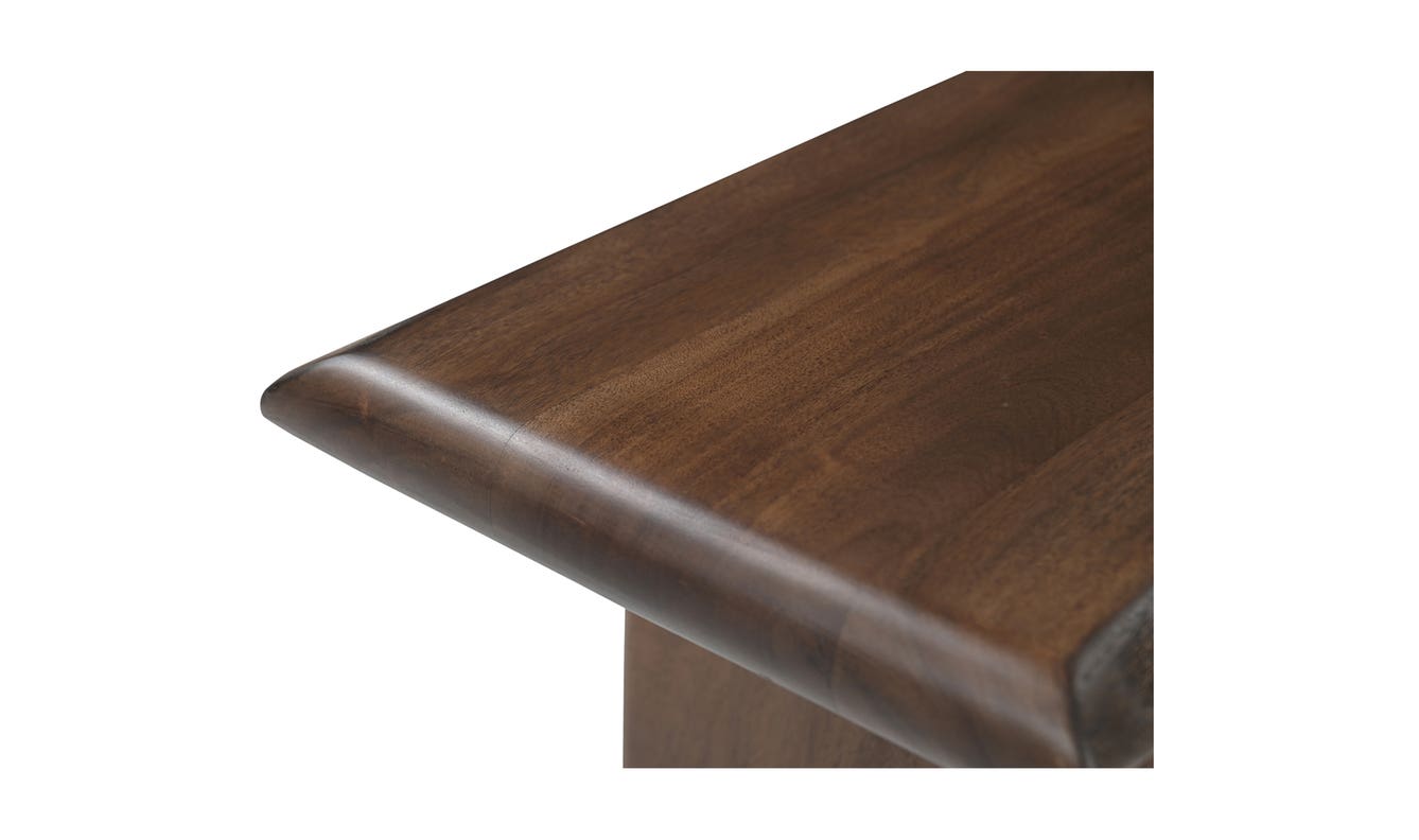 lifestyle view of Lila Dining Bench Small Brown luxury Bench