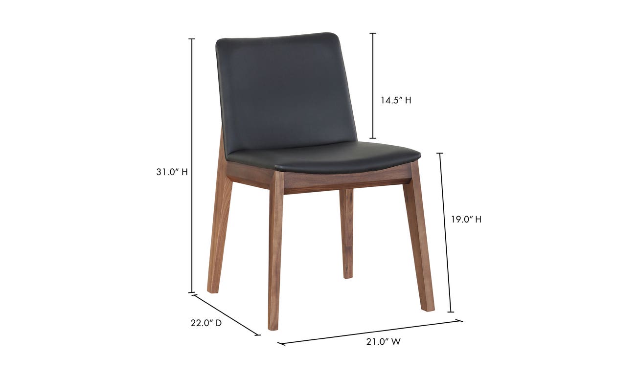 Deco Dining Chair Ebony