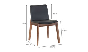 Deco Dining Chair Ebony