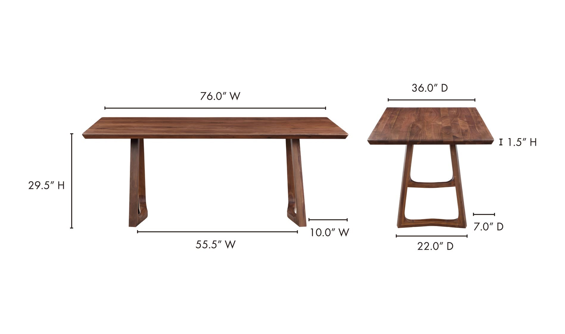 Silas Dining Table Walnut