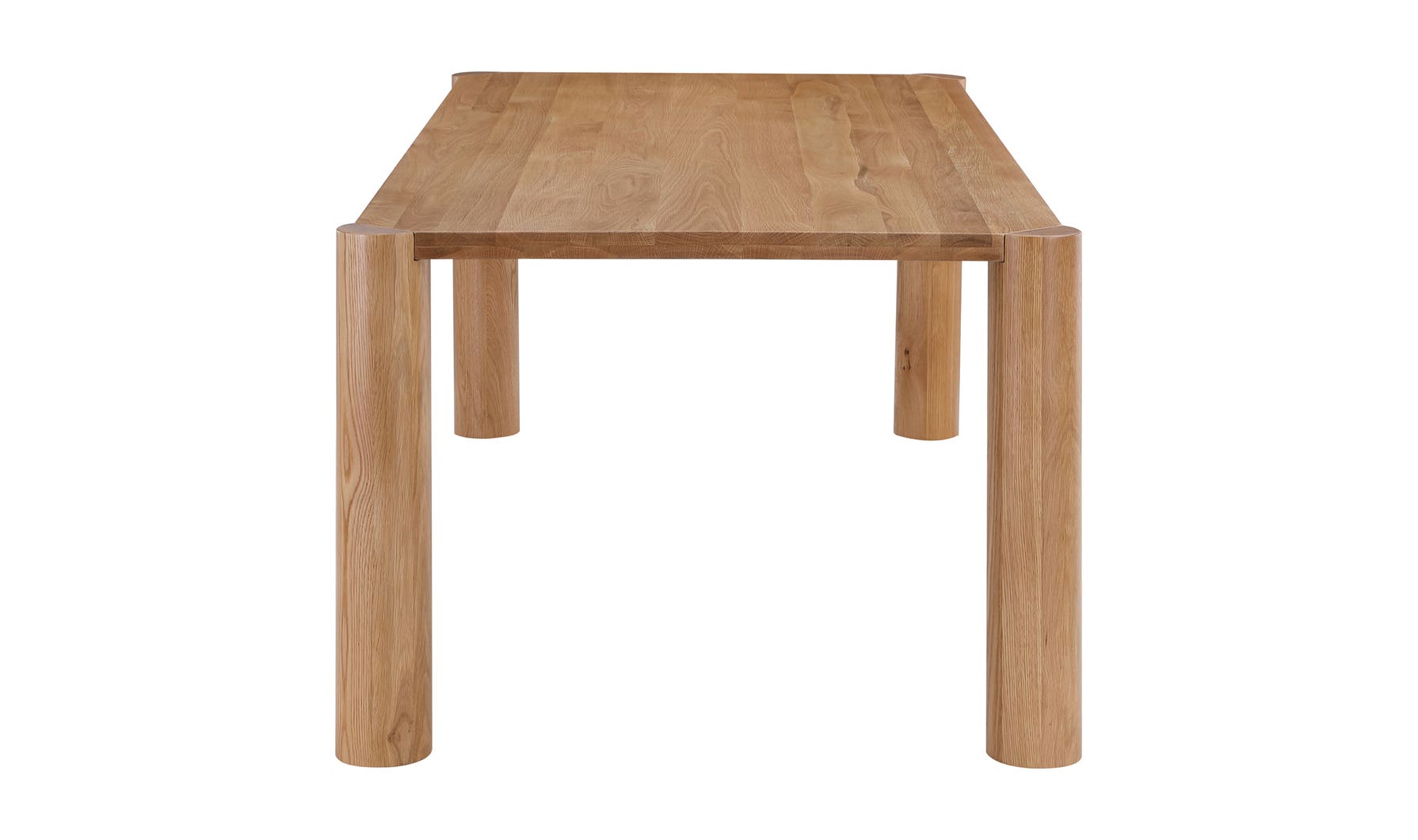 Post Dining Table Small Oak Natural