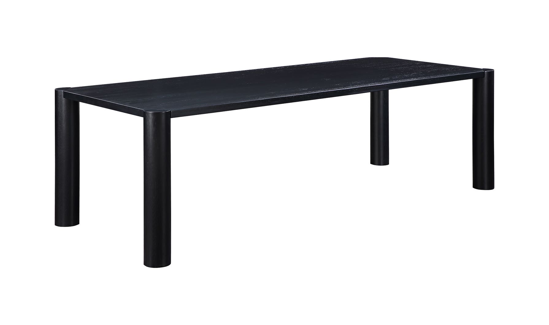 TABLE A REPAS LARGE CHENE NOIR