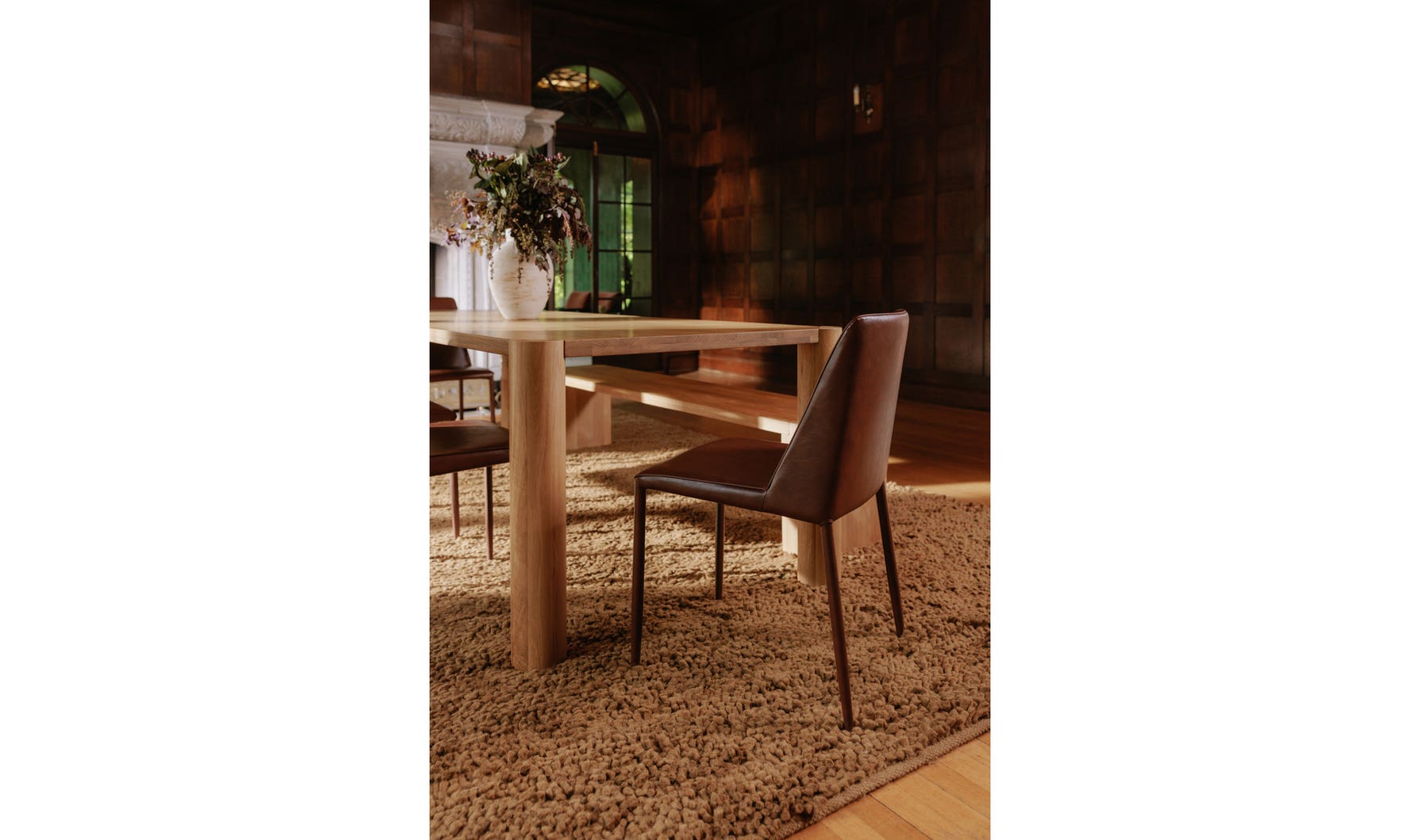 Post Dining Bench Large Natural