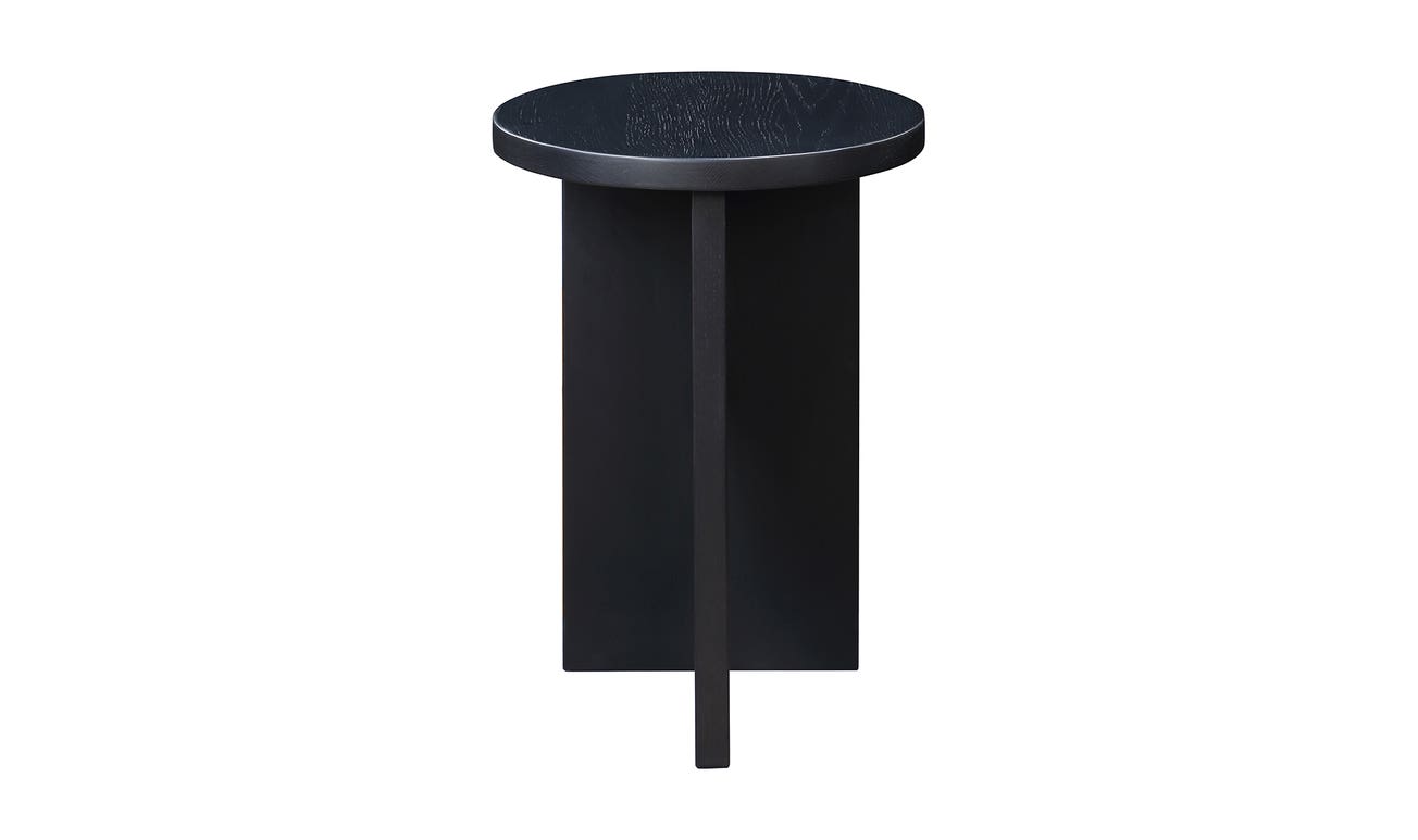front view of Grace Accent Table Black luxury End Table