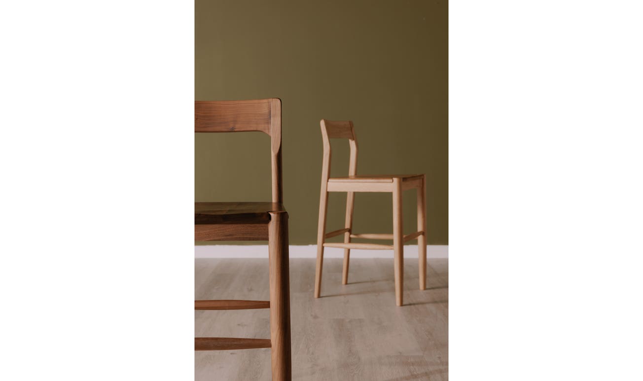 Owing Barstool Natural Oak