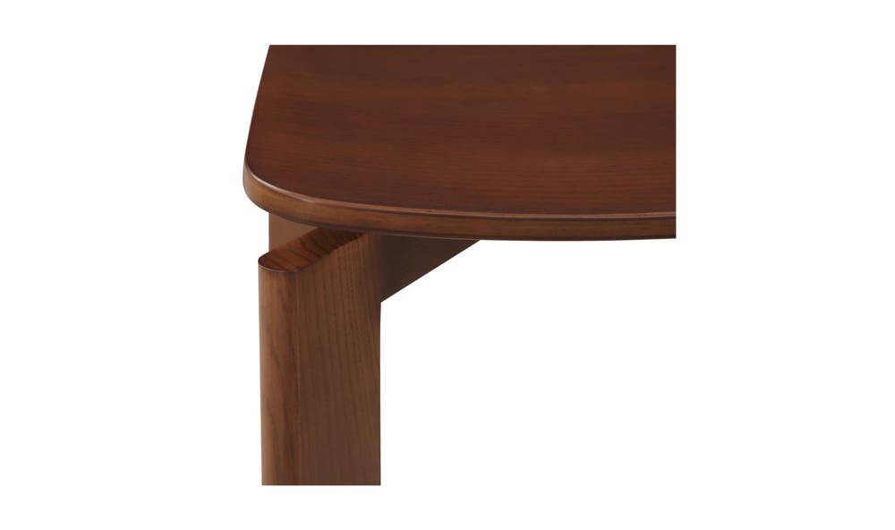 lifestyle view of Daifuku Dining Chair Set Of Two Walnut Stained Ash luxury Chair