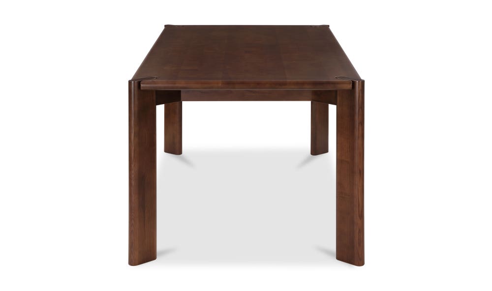 lifestyle view of Daifuku Small Dining Table Brown luxury Kitchen & Dining Room Table