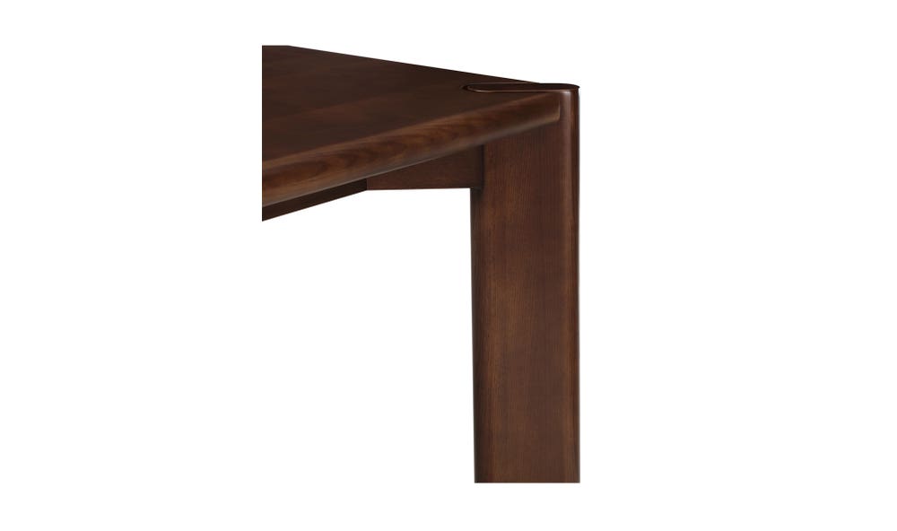 lifestyle view of Daifuku Small Dining Table Brown luxury Kitchen & Dining Room Table