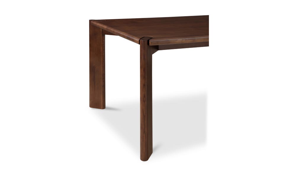 lifestyle view of Daifuku Small Dining Table Brown luxury Kitchen & Dining Room Table