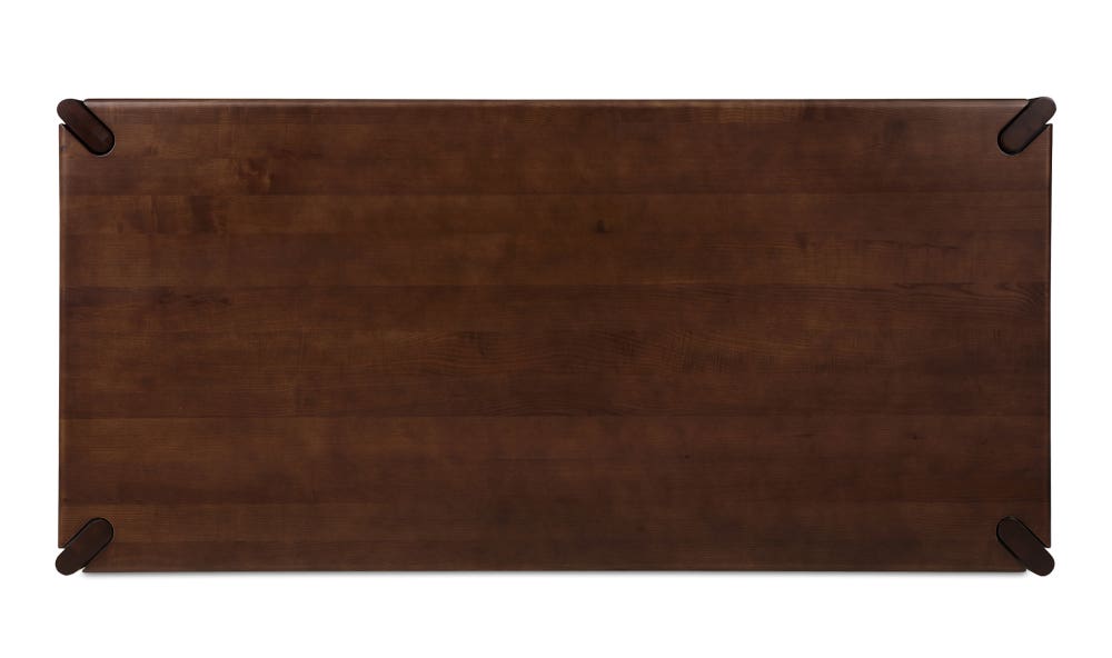 lifestyle view of Daifuku Small Dining Table Brown luxury Kitchen & Dining Room Table