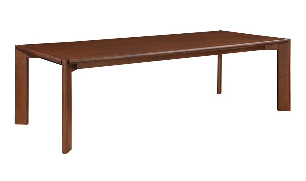 detail view of Daifuku Dining Table Large Walnut Stained Ash luxury Kitchen & Dining Room Table