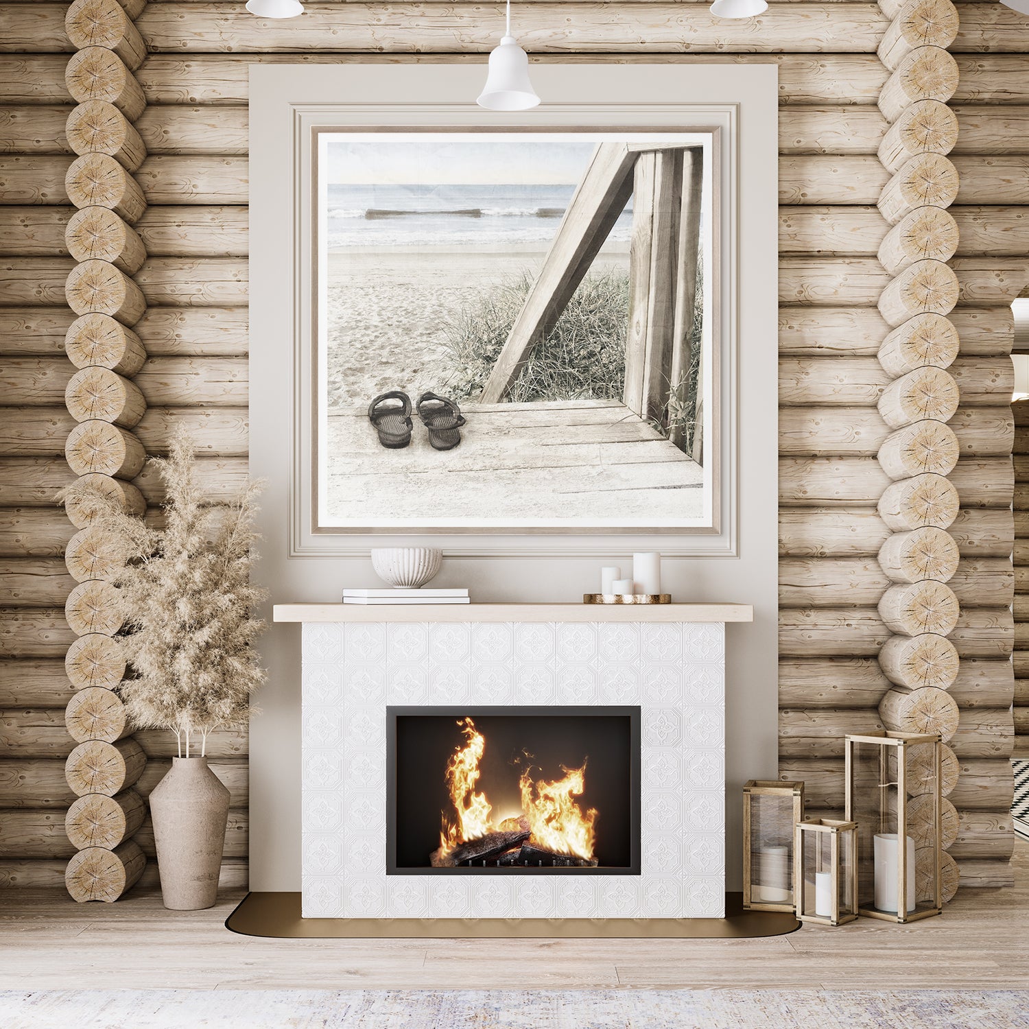 front view of Boardwalk's End luxury Artwork