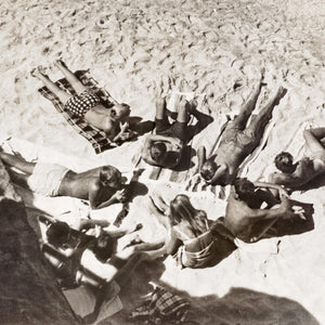 side view of Bronte Beach C.1967 luxury Artwork