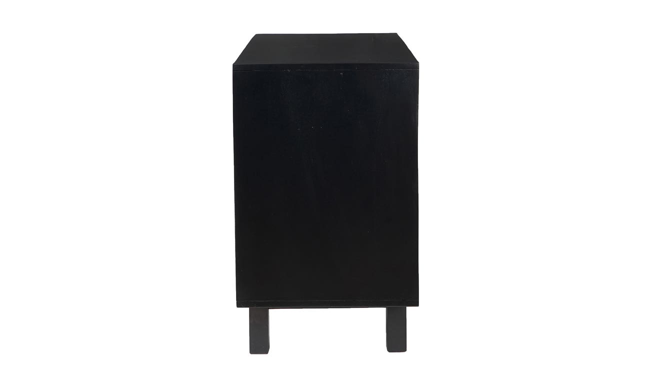 Ashton 3 Drawer Chest Black