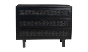 Ashton 3 Drawer Chest Black