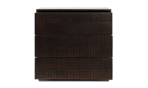 Denman 3 Drawer Chest Dark Brown