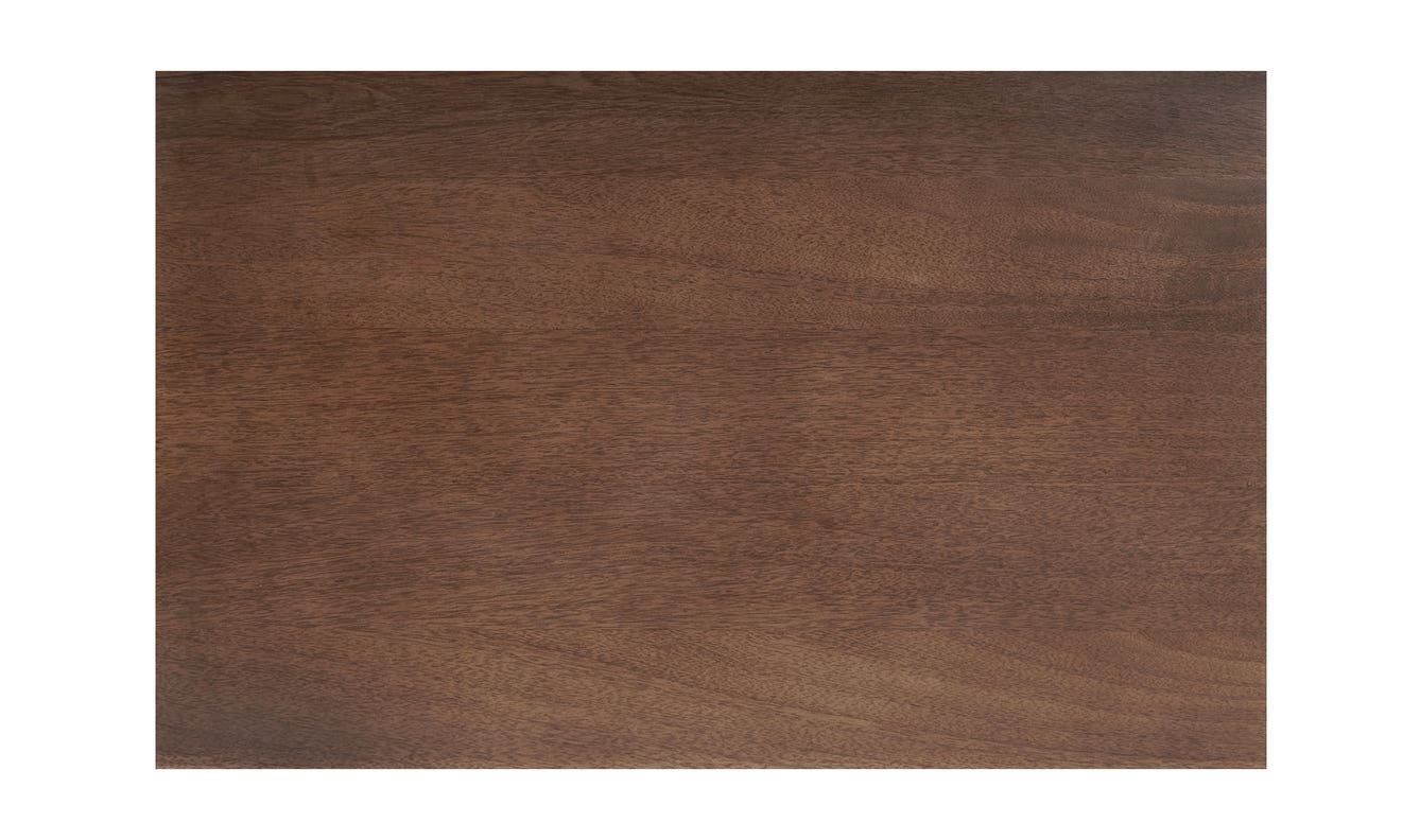 lifestyle view of Rye 3 Drawer Chest Warm Brown luxury Nightstand