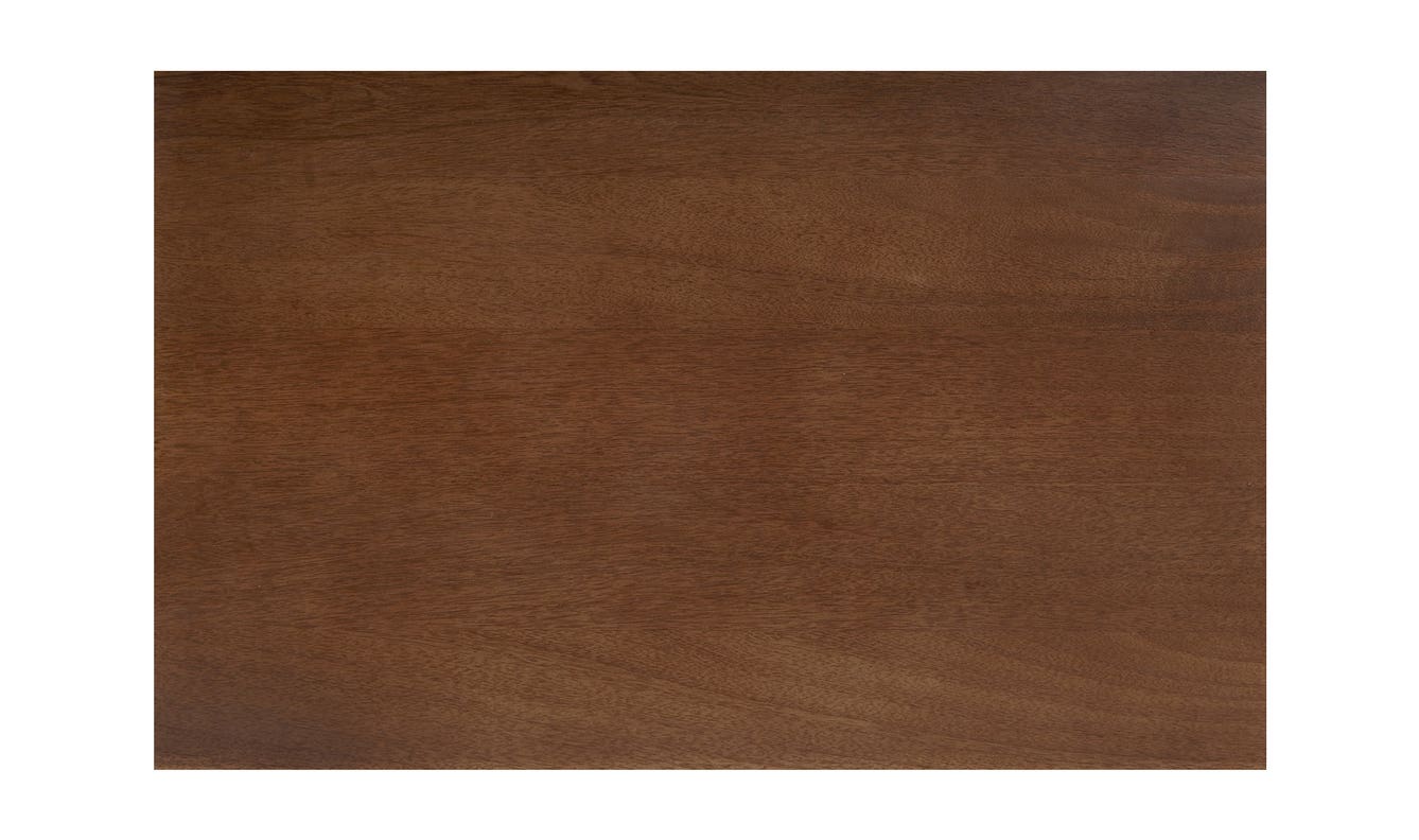lifestyle view of Rye 6 Drawer Dresser Warm Brown luxury Kitchen & Dining Room Table