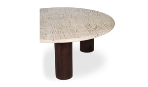 Landon Coffee Table Beige Travertine