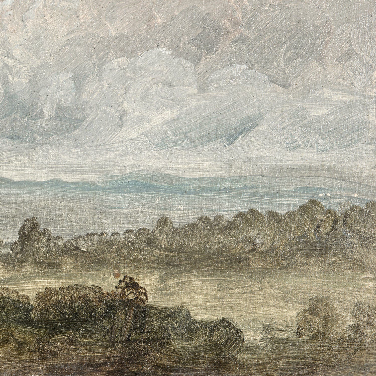 lifestyle view of Hudson River School – Clouds, Hudson Valley C. 1870 luxury Artwork
