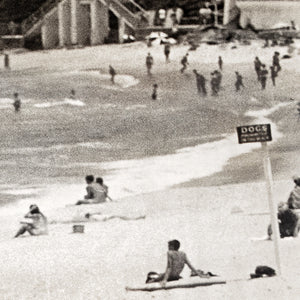 detail view of Coogee Beach C.1965 luxury Artwork