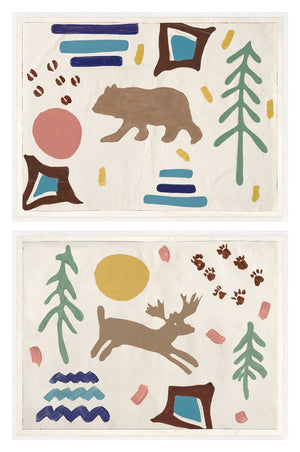 Cottage Design Bear & Elk Pair Bundle