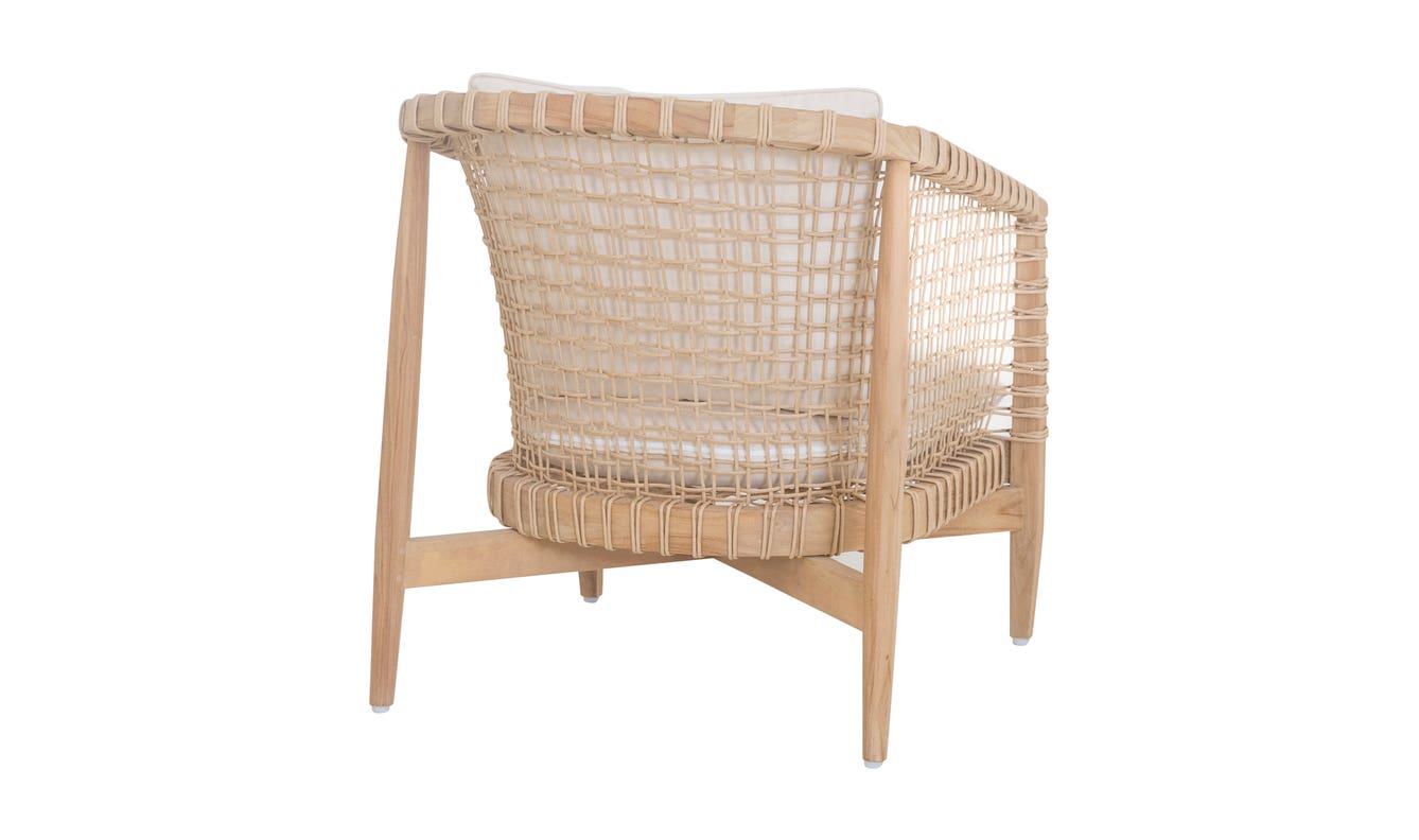 detail view of Kuna Outdoor Lounge Chair Natural luxury Chair