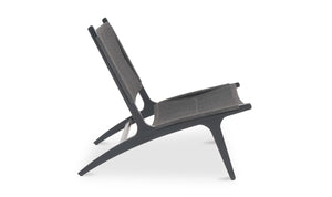 Palma Outdoor Lounge Chair Black