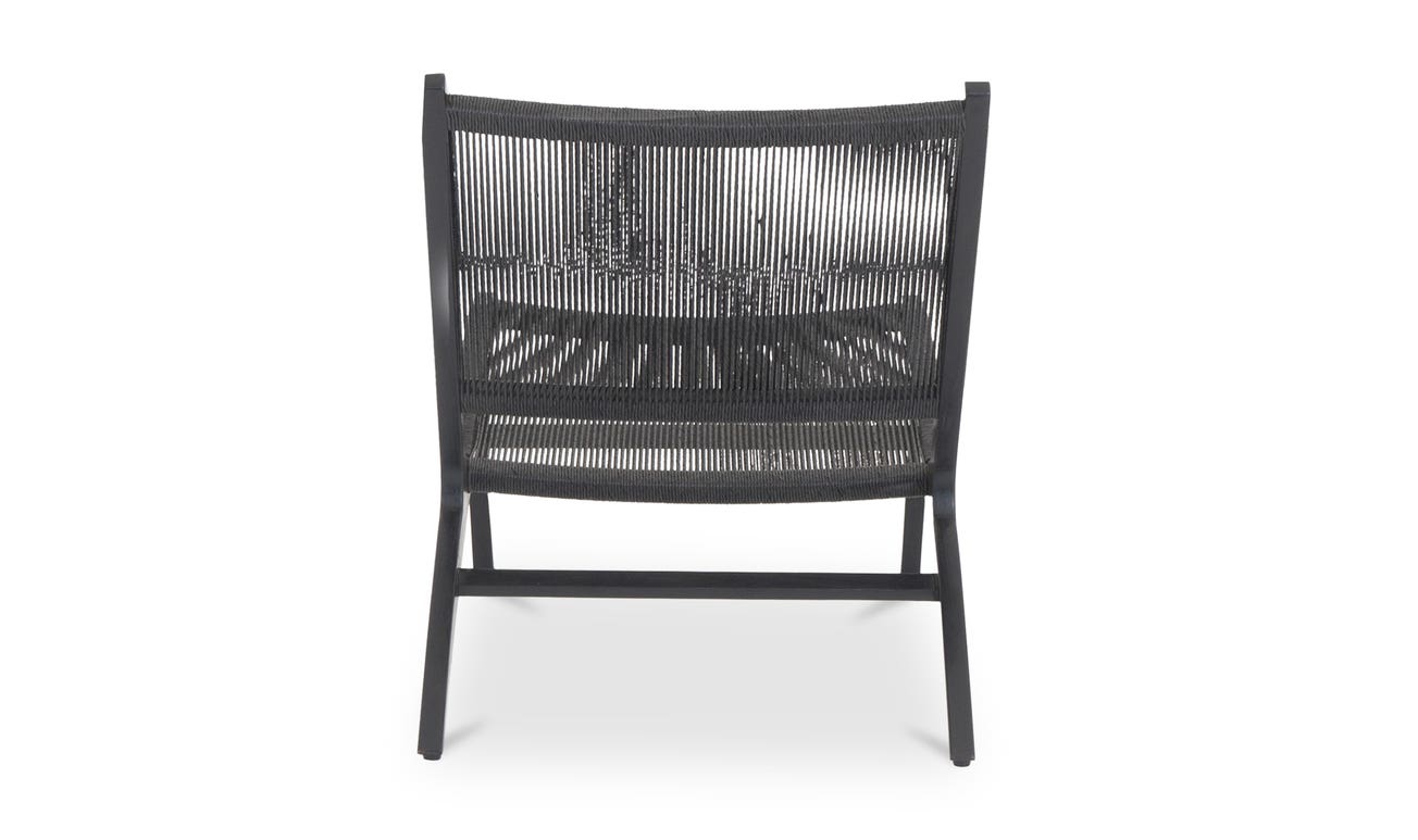 Palma Outdoor Lounge Chair Black