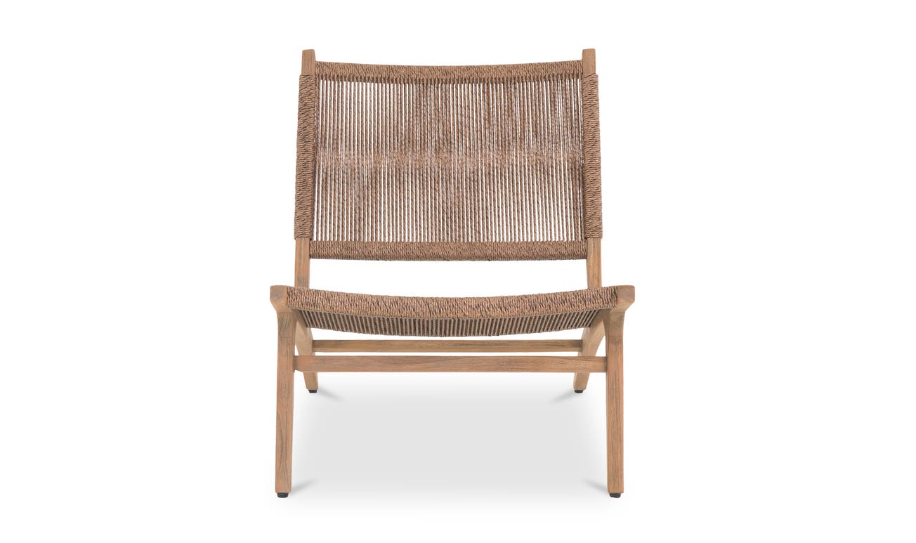 Palma Outdoor Lounge Chair Warm Brown