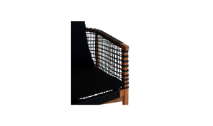lifestyle view of Kuna Outdoor Sofa Black luxury Chair