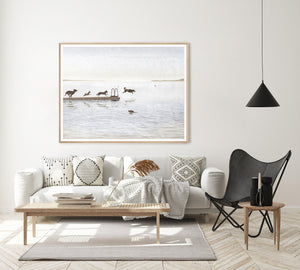angle view of Dogs Day at the Cottage luxury Artwork