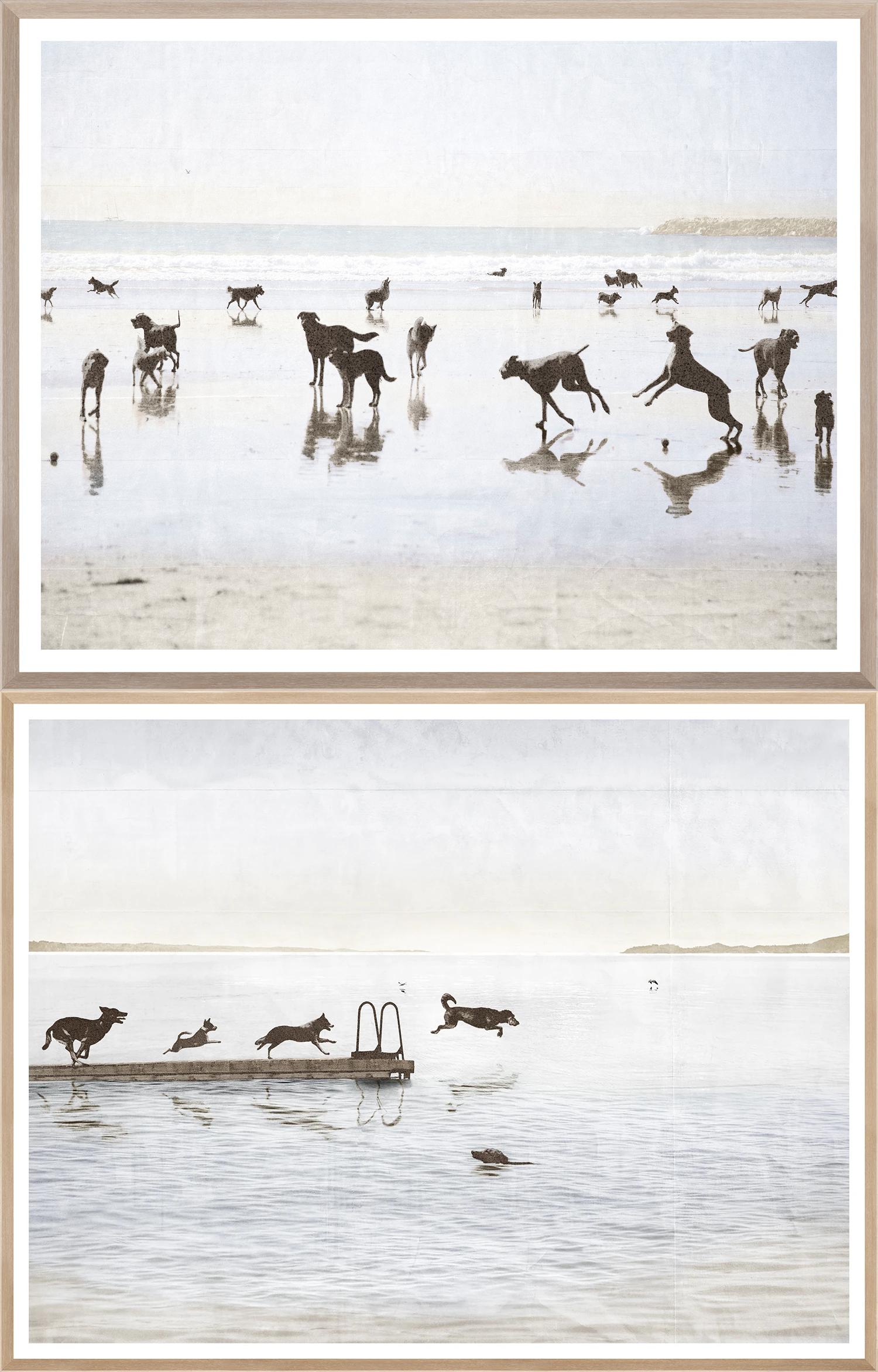 Dogs Day Beach & Cottage Art Bundle