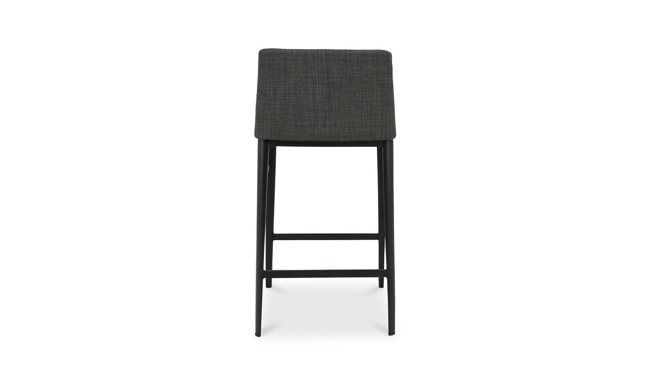 detail view of Baron Counter Stool Charcoal Grey luxury Chair