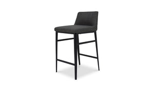 Baron Counter Stool Charcoal Grey