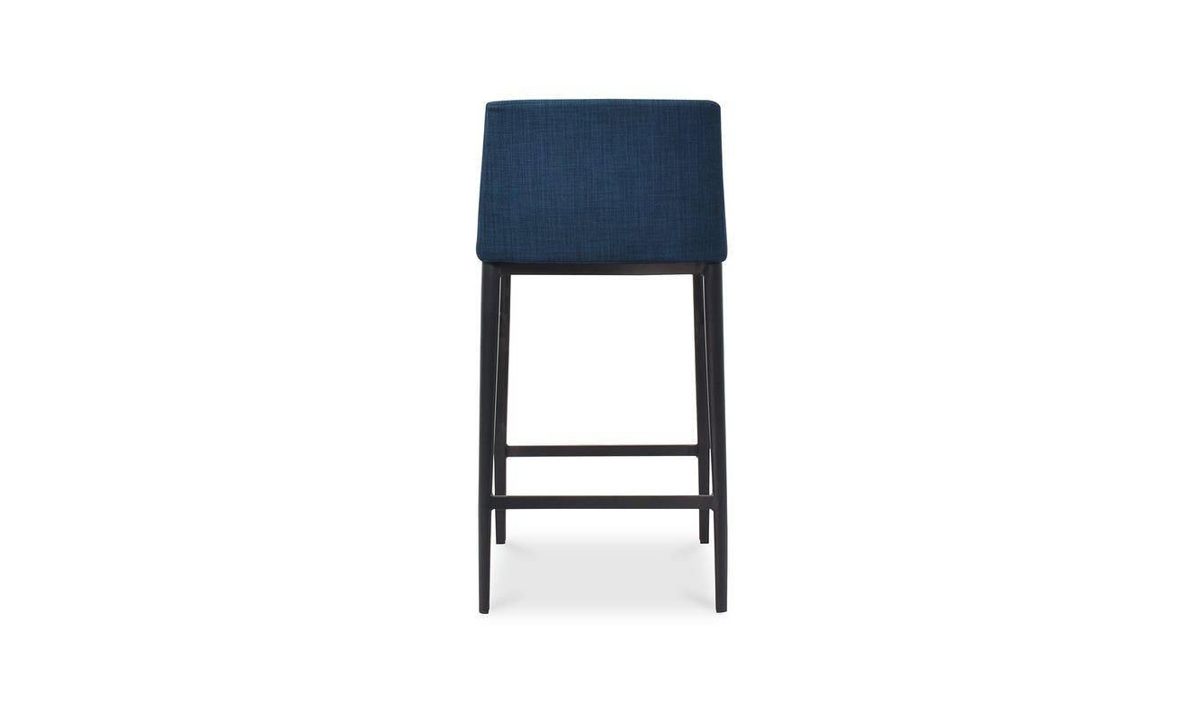 detail view of Baron Counter Stool Blue luxury Chair