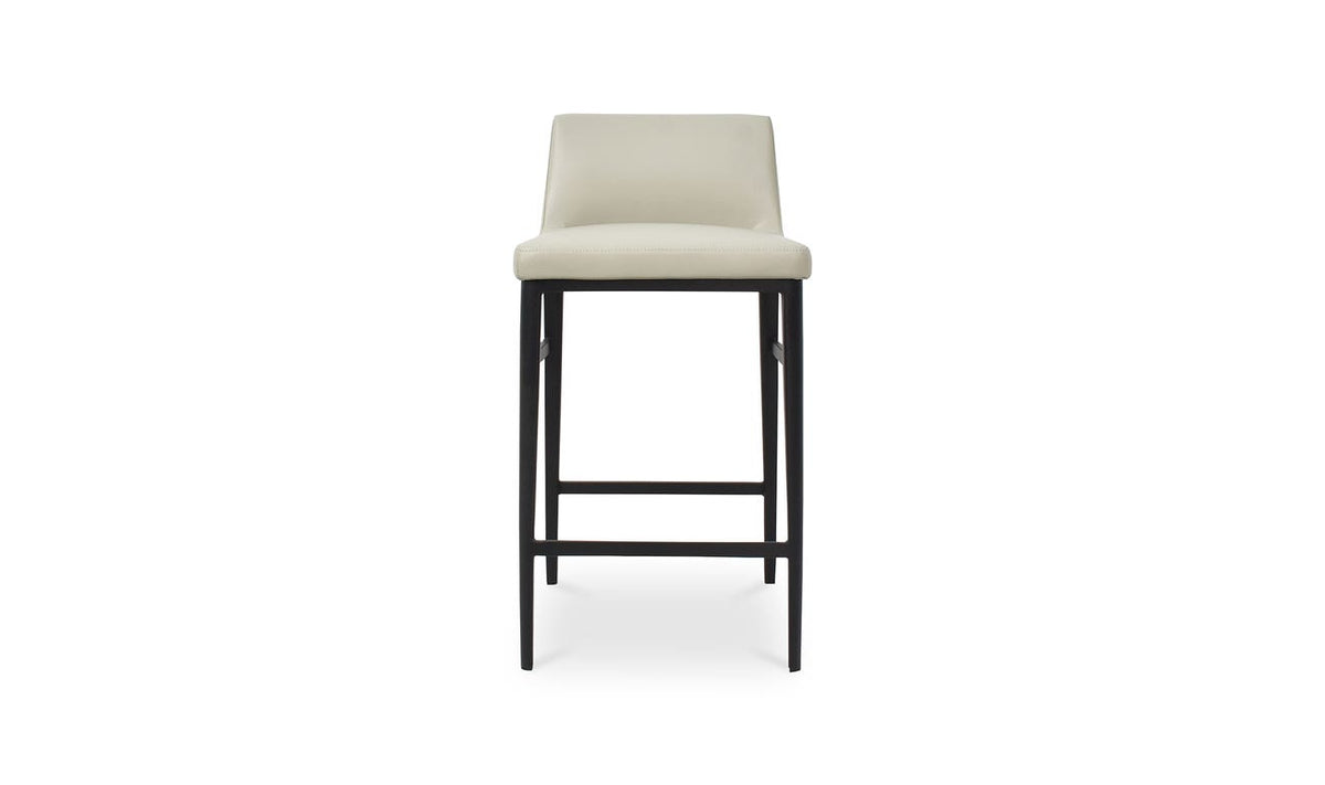 front view of Baron Counter Stool Beige luxury Chair