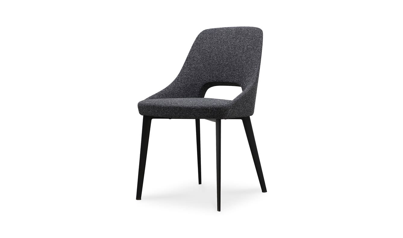 detail view of Tizz Dining Chair Dark Grey luxury Chair
