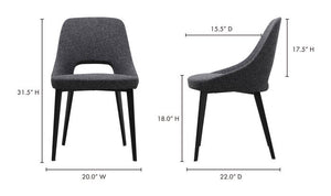 Tizz Dining Chair Dark Grey