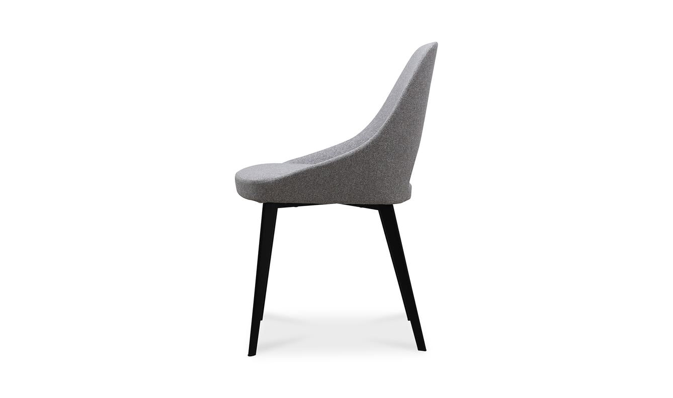 detail view of Tizz Dining Chair Light Grey luxury Chair