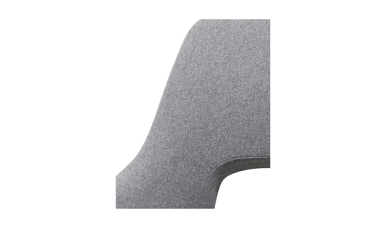 lifestyle view of Tizz Dining Chair Light Grey luxury Chair