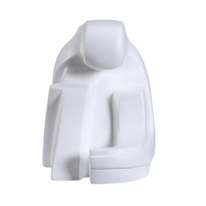 Imagine Statue by Renwil, white sculpture with a unique abstract form and smooth finish.