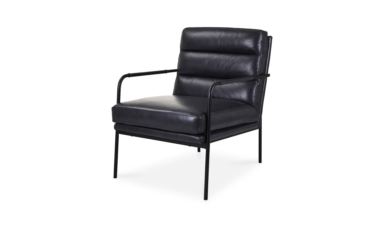 lifestyle view of Verlaine Chair Raven Black luxury Chair