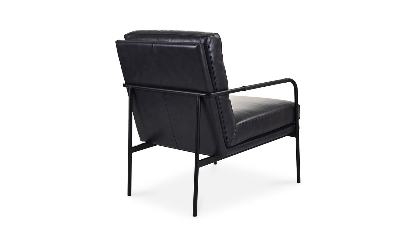 lifestyle view of Verlaine Chair Raven Black luxury Chair