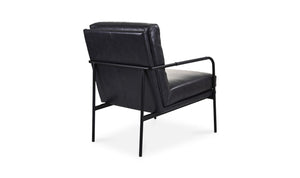 lifestyle view of Verlaine Chair Raven Black luxury Chair