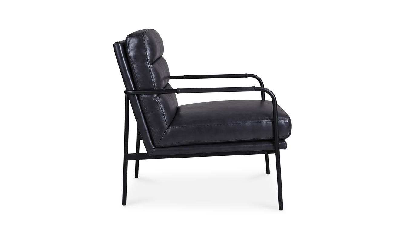lifestyle view of Verlaine Chair Raven Black luxury Chair