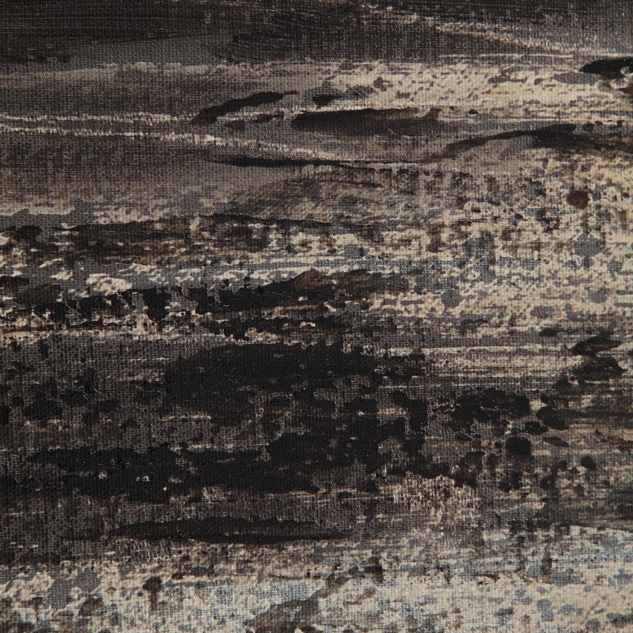 Spica canvas art displaying an abstract design with dark and light brush strokes
