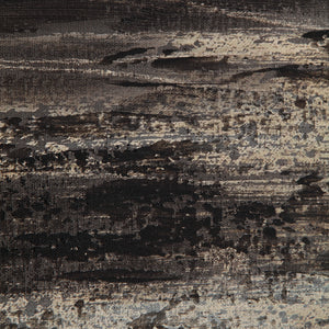 Spica canvas art displaying an abstract design with dark and light brush strokes