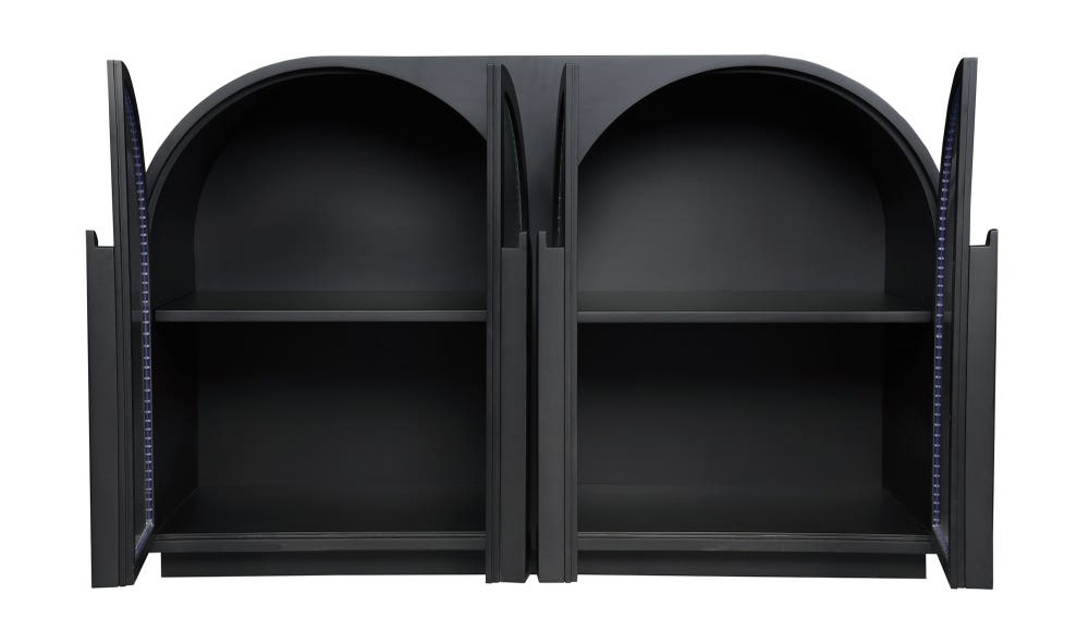 detail view of Salone Cabinet Black luxury Buffets & Sideboard